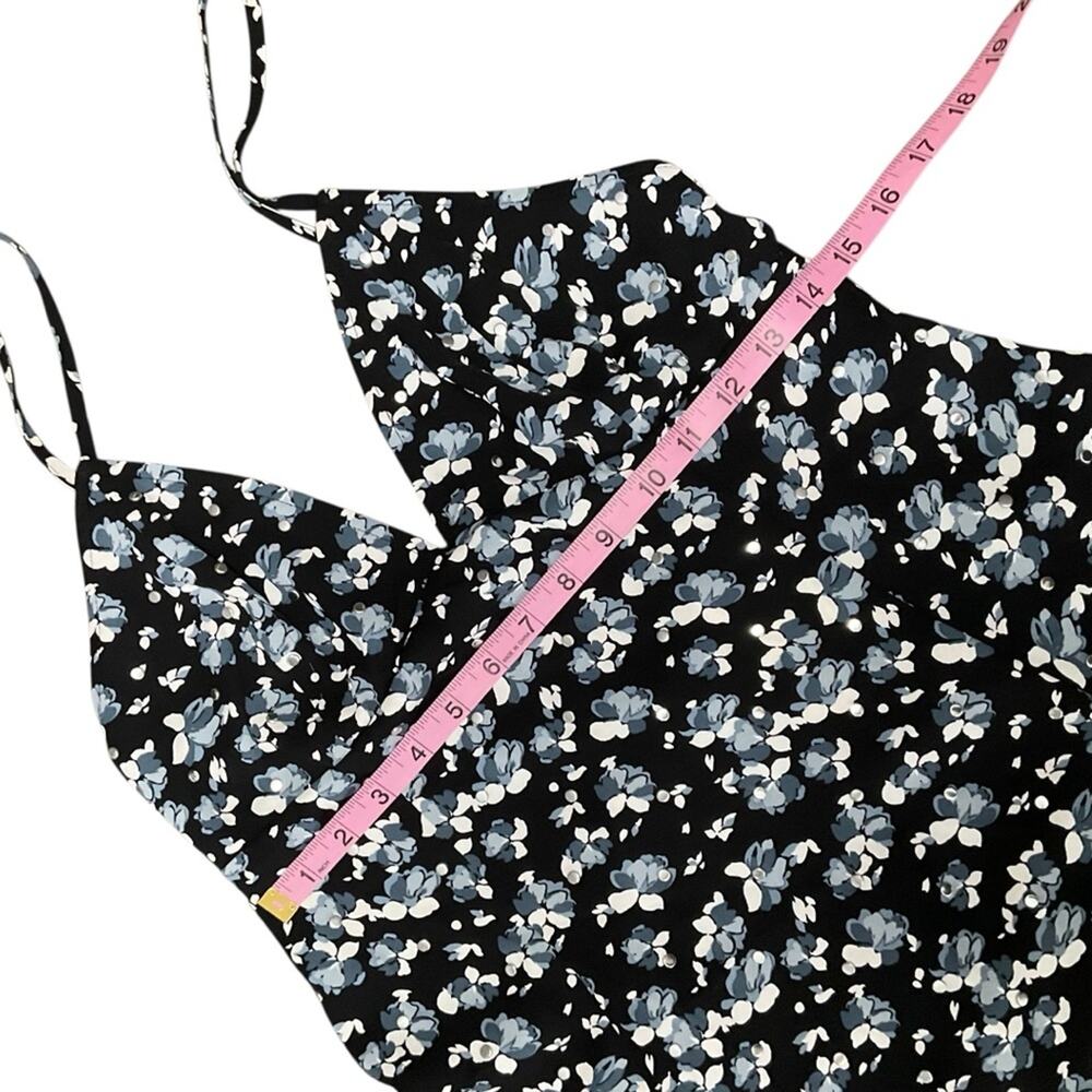 MICHAEL Michael Kors Studded Floral Print Crepe Mini Dress Size 10 NWT - Picture 6 of 11